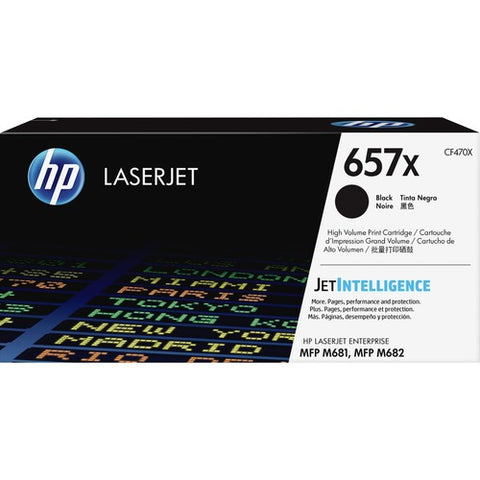 HP 657X (CF470X) High Yield Black Original LaserJet Toner Cartridge (~28,000 Yield) CF470X