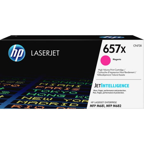 HP 657X High Yield Magenta Original LaserJet Toner Cartridge (~23,000 Yield) CF473X