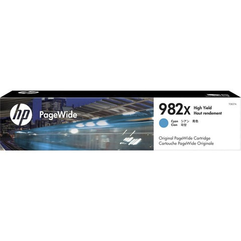 HP 982X (T0B27A) High Yield Cyan Original PageWide Cartridge T0B27A