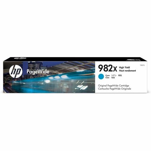 HP 982X (T0B27A) High Yield Cyan Original PageWide Cartridge T0B27A