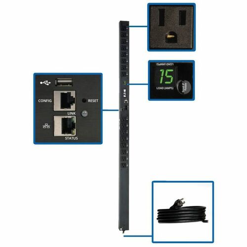 Tripp Lite by Eaton PDUMV15NETLX 16-Outlet PDU PDUMV15NETLX