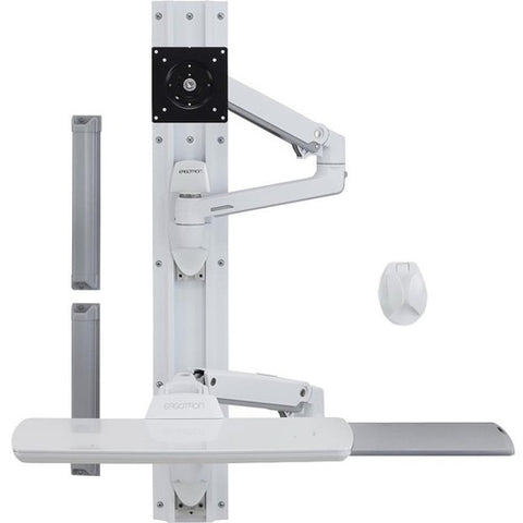 Ergotron LX Wall Mount System (white) Keyboard &amp; Monitor Mount 45-551-216