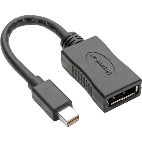 Tripp Lite series Mini DisplayPort to DisplayPort Adapter-4K x 2K @ 60 Hz, Keyspan, Black, 6 in. P139-06N-DP4K6B