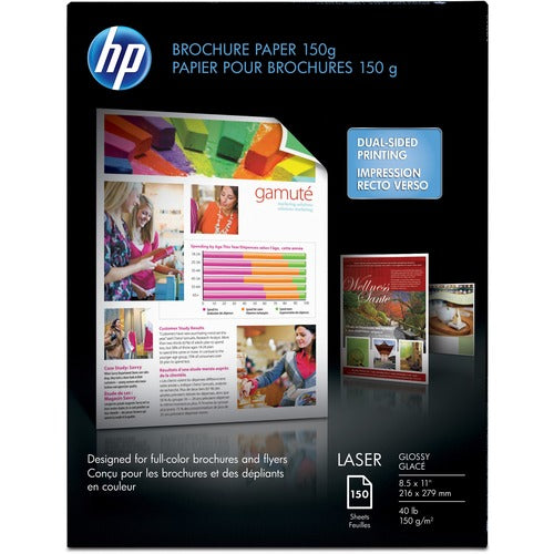 HP Glossy Brochure Paper - White Q6611A