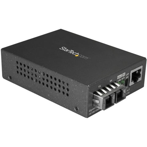 StarTech.com Gigabit Ethernet to SC Fiber Media Converter - 1000Base-SX - Multimode 550 m MCMGBSCMM055