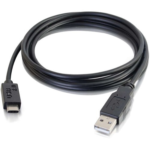 C2G 3ft (0.9m) USB 2.0 USB-C to USB-A Cable M/M - Black 28870