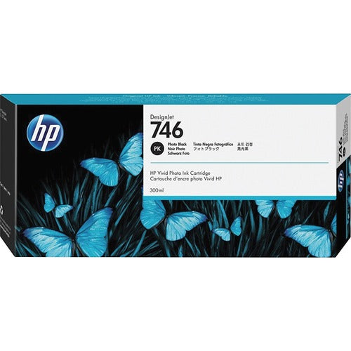 HP 746 (P2V82A) 300-ml Photo Black DesignJet Ink Cartridge P2V82A