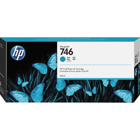 HP 746 (P2V80A) 300-ml Cyan DesignJet Ink Cartridge P2V80A