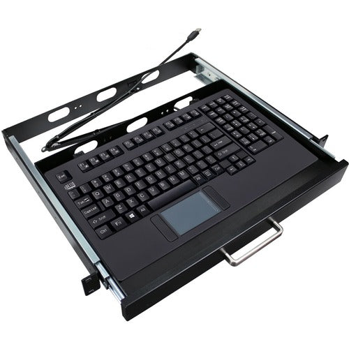 Adesso Touchpad Keyboard with Rackmount AKB-425UB-MRP