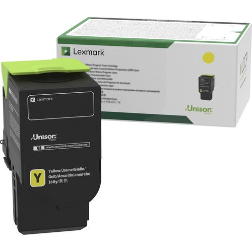 Lexmark Yellow Return Program Toner Cartridge 78C10Y0