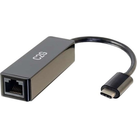 C2G USB C to Ethernet Gigabit Network Adapter - USB Type-C to RJ-45 - M/F 29826