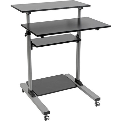 Tripp Lite by Eaton Rolling Standing Desk/Workstation on Wheels, Height Adjustable, Mobile WWSSRC