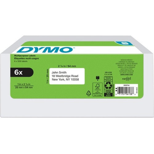 Dymo LabelWriter Multi-Purpose Labels, Value Pack 2050764