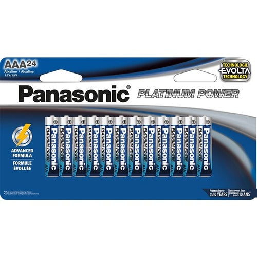 Panasonic Platinum Power Alkaline AAA 24-Pack LR03XE24B