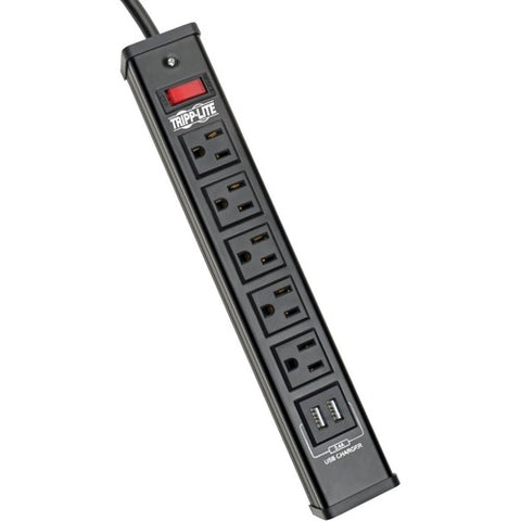 Tripp Lite by Eaton Protect It! TLM526USBB 5-Outlet Surge Suppressor/Protector TLM526USBB