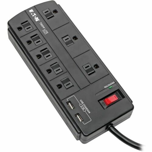 Tripp Lite series TLP88USBB 8-Outlet Surge Suppressor/Protector TLP88USBB