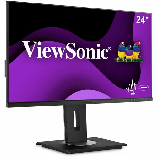 ViewSonic VG2455 - 24" 1080p Ergonomic 40-Degree Tilt IPS Monitor with USB C VG2455