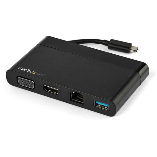 StarTech.com USB-C Multiport Adapter with HDMI and VGA - 1xUSB-A DKT30CHVCM