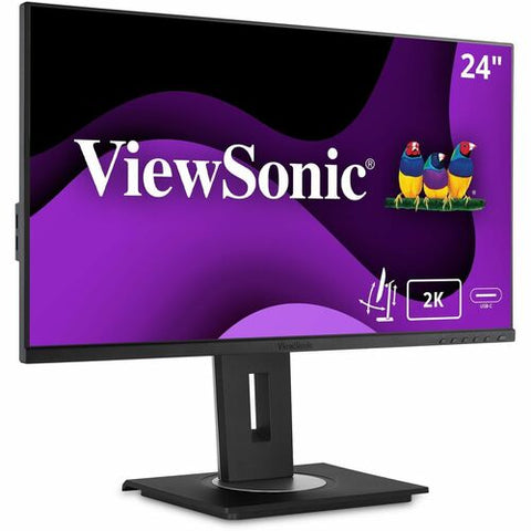 ViewSonic VG2455-2K - 24" 1440p Ergonomic 40-Degree Tilt IPS Monitor with USB C VG2455-2K