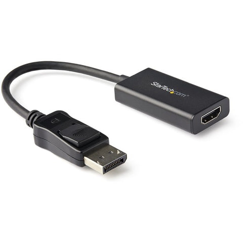 StarTech.com DisplayPort To HDMI Adapter with HDR - 4K 60Hz - Black DP2HD4K60H