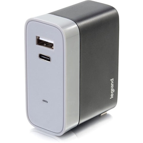 Legrand 2-Port USB-C + USB-A Wall Charger, 5.4A Max Output 20280