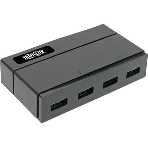 Tripp Lite by Eaton 4-Port USB 3.0 SuperSpeed Hub for Data and USB Charging - USB-A, BC 1.2, 2.4A U360-004-2F