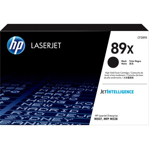 HP 89X (CF289X) High Yield Black Original LaserJet Toner Cartridge (10,000 pages) CF289X