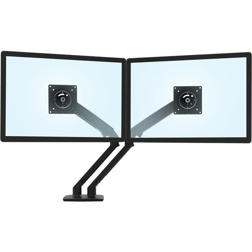 Ergotron MXV Desk Dual Monitor Arm (matte black) 45-496-224