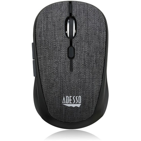 Adesso iMouse S80B - Wireless Fabric Optical Mini Mouse (Black) IMOUSE S80B