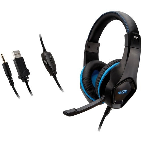 iLive Gaming Headset: Stereo Headphones (IAHG19B) IAHG19B