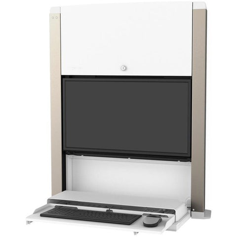 Ergotron CareFit Enclosure (White) Wall-Mount Computer Workstation 61-367-030