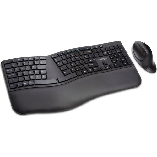 Kensington Pro Fit Ergo Wireless Keyboard and Mouse-Black K75406US