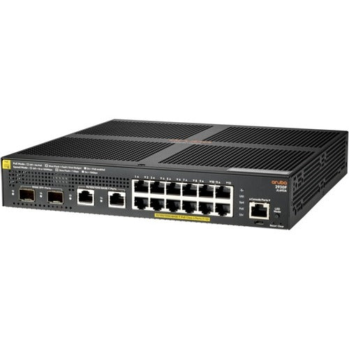 HPE 2930F 12G PoE+ 2G/2SFP+ Switch JL693A#ABA