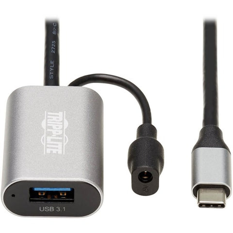 Tripp Lite by Eaton U330-05M-C2A USB-C Active Extension Cable, USB-C to USB-A (M/F), 16 ft. (5 m) U330-05M-C2A