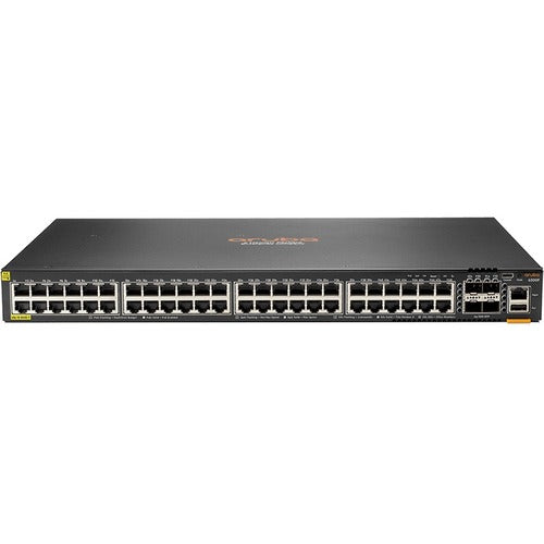 HPE 6300F 48-port 1GbE Class 4 PoE and 4-port SFP56 Switch JL665A#ABA