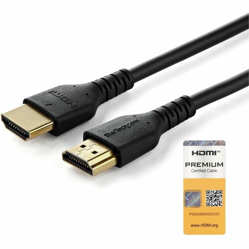 StarTech.com 1 m (3.3 ft.) Premium High Speed HDMI Cable with Ethernet - 4K 60Hz RHDMM1MP