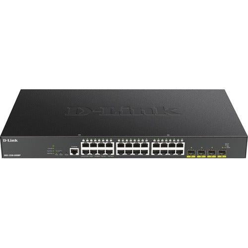 D-Link 28-Port 10-Gigabit Smart Managed PoE Switch DGS-1250-28XMP