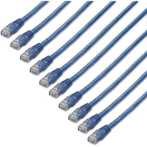 StarTech.com 1 ft. CAT6 Cable - 10-Pack C6PATCH1BL10PK