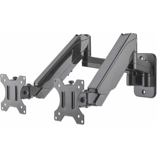 Manhattan Universal Gas Spring Dual Monitor Wall Mount 461627