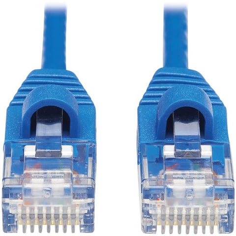 Tripp Lite by Eaton Cat6a 10G Snagless Molded Slim UTP Network Patch Cable (M/M), Blue, 20 ft. N261-S20-BL