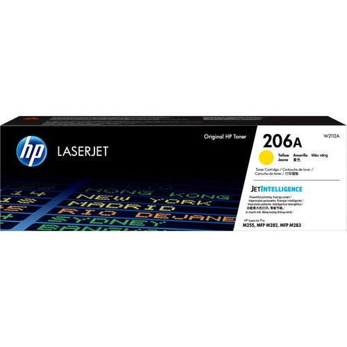 HP 206A Yellow Original LaserJet Toner Cartridge W2112A