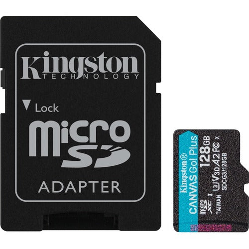 Kingston Canvas Go! Plus 128GB microSDXC Card SDCG3/128GBCR