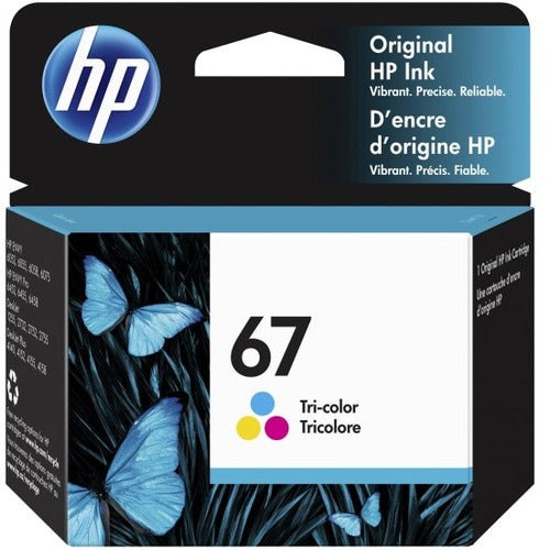 HP 67 Tri-Color Original Ink Cartridge (3YM55AN) 3YM55AN#140