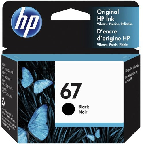 HP 67 Black Original Ink Cartridge (3YM56AN) 3YM56AN#140