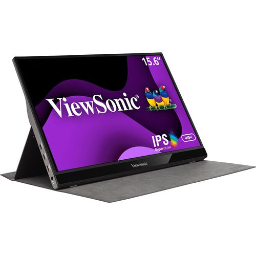 ViewSonic VG1655 - 15.6" Portable 1080p IPS Monitor with 60W USB C and mini-HDMI VG1655