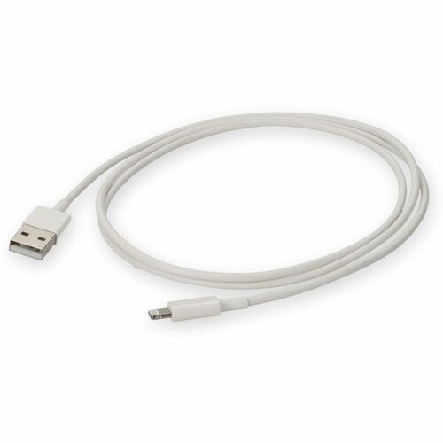 AddOn 1m USB 2.0 (A) Male to Lightning Male White Slim Cable USB2LGTSL1MW