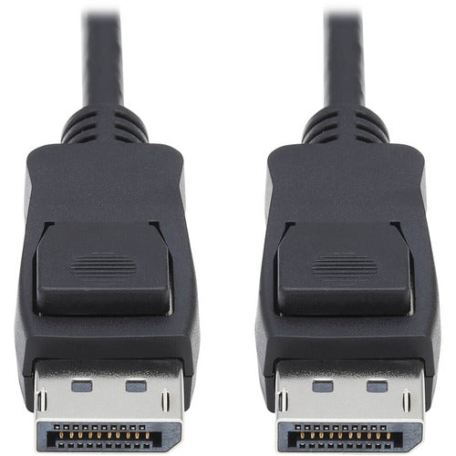 Tripp Lite series DisplayPort 1.4 Cable with Latching Connectors, 8K, M/M, Black, 6 ft. P580-006-V4