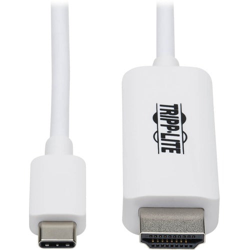 Tripp Lite by Eaton U444-006-HWE USB-C to HDMI Adapter Cable, M/M, White, 6 ft. U444-006-HWE