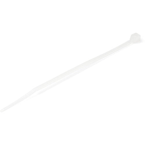 StarTech.com 100 Pack 4" Cable Ties - White Small Nylon/Plastic Zip Tie CBMZT4N