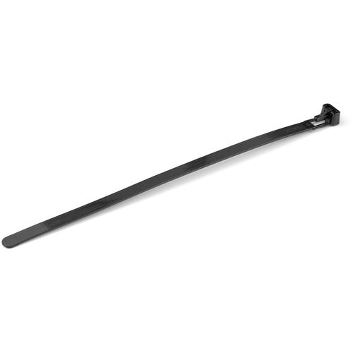 StarTech.com 100 Pack - 8 in. (203 mm) Black Cable Ties (CBMZTRB8BK) CBMZTRB8BK